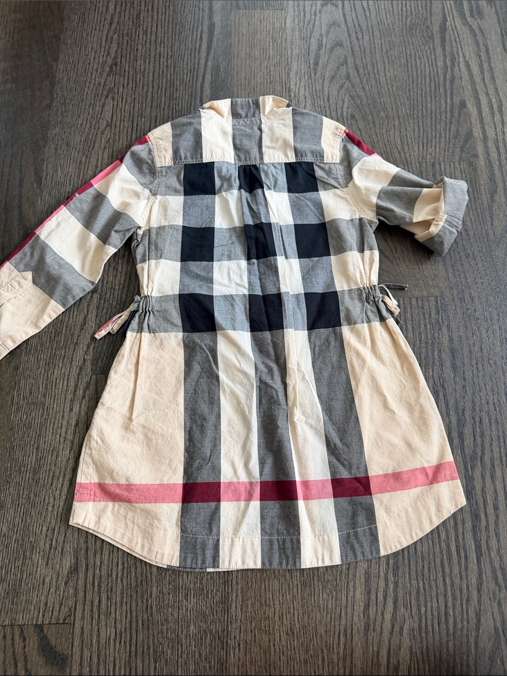 Burberry Children Button-Front Check Shirt Dress - size 5 - Picture 7 of 12
